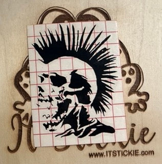 Mohawk Dude Decal image 0
