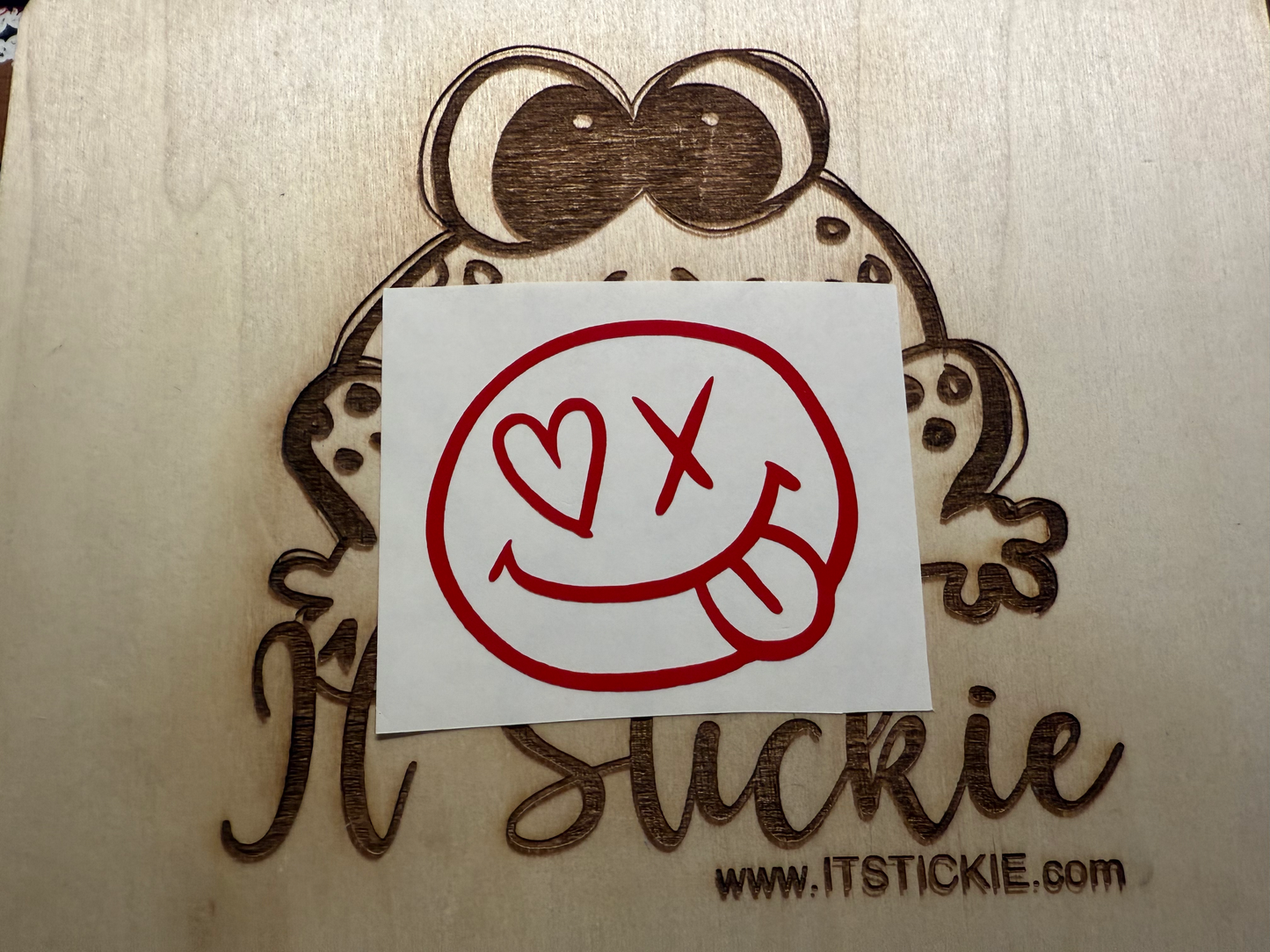 Smiley Face Decal image 3
