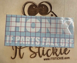 Honk If parts off fall Decal image 0