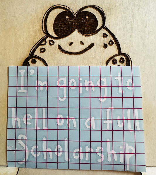 Full Scholarship Decal image 0