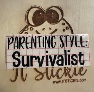 Parenting Style: Survivalist Decal image 0